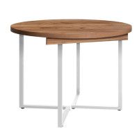 Стол Millwood Лондон d100 раздвижной (каркас белый) купить в Минске