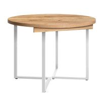 Стол Millwood Лондон d100 раздвижной (каркас белый) купить в Минске