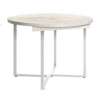 Стол Millwood Лондон d110 раздвижной (каркас белый) купить в Минске Стол Millwood Лондон d110 раздвижной (каркас белый) купить в Минске