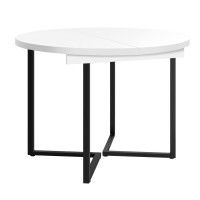 Стол Millwood Лондон d100 раздвижной (каркас черный) Стол Millwood Лондон d100 раздвижной (каркас черный)