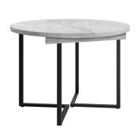 Стол Millwood Лондон d100 раздвижной (каркас черный) купить в Минске Стол Millwood Лондон d100 раздвижной (каркас черный) купить в Минске