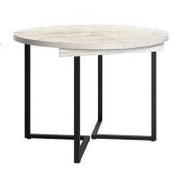 Стол Millwood Лондон d110 раздвижной (каркас черный) купить в Минске