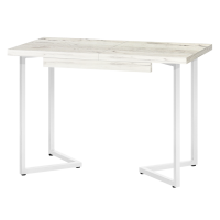 Стол Millwood Лондон (100-140)*60 раздвижной (каркас белый) купить в Минске