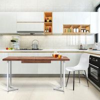 Стол Millwood Лондон (100-140)*60 раздвижной (каркас белый) купить в Минске