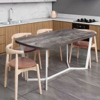 Стол Millwood Мюнхен 160*80 (каркас белый) купить в Минске