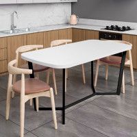 Стол Millwood Мюнхен 160*80 (каркас черный) купить в Минске Стол Millwood Мюнхен 160*80 (каркас черный) купить в Минске