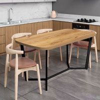 Стол Millwood Мюнхен 160*80 (каркас черный) купить в Минске Стол Millwood Мюнхен 160*80 (каркас черный) купить в Минске