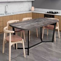 Стол Millwood Мюнхен 160*80 (каркас черный) купить в Минске Стол Millwood Мюнхен 160*80 (каркас черный) купить в Минске