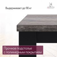 Стол Сеул 180*80 (каркас черный) купить в Минске Стол Сеул 180*80 (каркас черный) купить в Минске