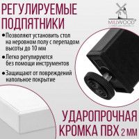 Стол Сеул 200*80 (каркас черный) купить в Минске