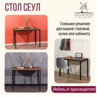 Стол Сеул 200*80 (каркас черный) купить в Минске