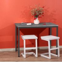 Стол Сеул 130*80 (каркас графит) купить в Минске