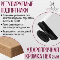 Стол Сеул 120*70 (каркас белый) купить в Минске Стол Сеул 120*70 (каркас белый) купить в Минске