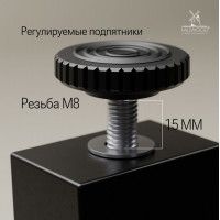 Стол Сиэтл с подсветкой 140*70 (каркас черный) купить в Минске Стол Сиэтл с подсветкой 140*70 (каркас черный) купить в Минске