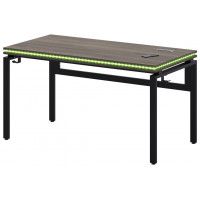 Стол Сиэтл с подсветкой 140*70 (каркас черный) купить в Минске Стол Сиэтл с подсветкой 140*70 (каркас черный) купить в Минске