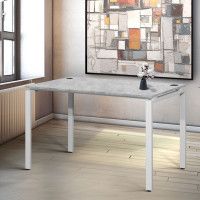 Стол Лофт Сиэтл (ДТ-5) 130*70 (каркас белый) купить в Минске Стол Лофт Сиэтл (ДТ-5) 130*70 (каркас белый) купить в Минске