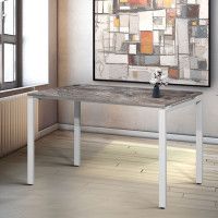 Стол Лофт Сиэтл (ДТ-5) 130*70 (каркас белый) купить в Минске Стол Лофт Сиэтл (ДТ-5) 130*70 (каркас белый) купить в Минске