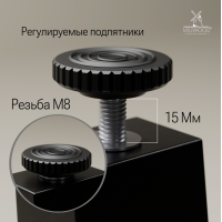 Стол Лофт Сиэтл (ДТ-5) 160*70 (каркас черный) купить в Минске