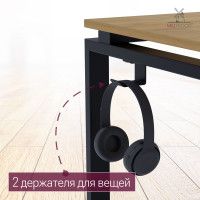 Стол Лофт Сиэтл (ДТ-5) 160*70 (каркас черный) купить в Минске