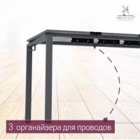 Стол Лофт Сиэтл (ДТ-5) 160*70 (каркас графит) купить в Минске Стол Лофт Сиэтл (ДТ-5) 160*70 (каркас графит) купить в Минске