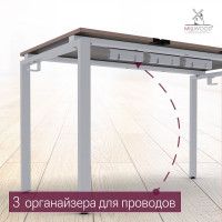 Стол Лофт Сиэтл (ДТ-5) 160*70 (каркас белый) купить в Минске