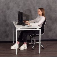 Стол Лофт Сиэтл (ДТ-5) 120*70 (каркас белый) купить в Минске