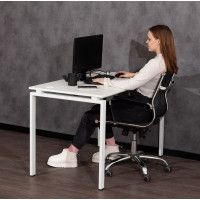 Стол Лофт Сиэтл (ДТ-5) 120*70 (каркас белый) купить в Минске