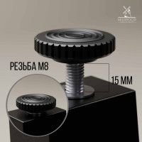 Стол Женева 120*70 18 мм (каркас черный) купить в Минске