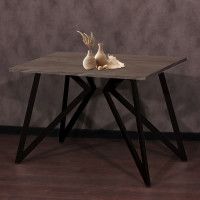 Стол Женева 120*70 18 мм (каркас черный) купить в Минске