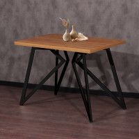 Стол Женева 120*70 36 мм (каркас черный) купить в Минске