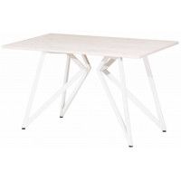 Стол Женева 130*80 18 мм (каркас белый) купить в Минске Стол Женева 130*80 18 мм (каркас белый) купить в Минске