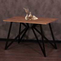 Стол Женева 130*80 18 мм (каркас черный) купить в Минске