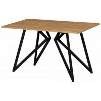 Стол Женева 130*80 18 мм (каркас черный) купить в Минске