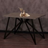 Стол Женева 130*80 18 мм (каркас черный) купить в Минске