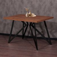 Стол Женева 130*80 36 мм (каркас черный) купить в Минске