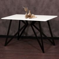 Стол Женева 160*80 18 мм (каркас черный) купить в Минске