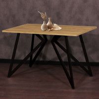 Стол Женева 160*80 18 мм (каркас черный) купить в Минске