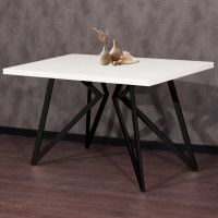 Стол Женева 160*80 36 мм (каркас черный) купить в Минске Стол Женева 160*80 36 мм (каркас черный) купить в Минске