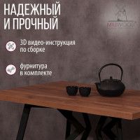 Стол Женева 160*80 36 мм (каркас черный) купить в Минске Стол Женева 160*80 36 мм (каркас черный) купить в Минске