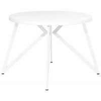 Стол Женева d100 36 мм (каркас белый)