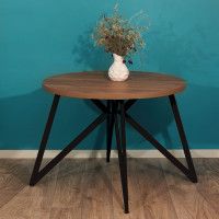 Стол Женева d100 36 мм (каркас черный) купить в Минске