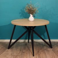 Стол Женева d100 36 мм (каркас черный) купить в Минске