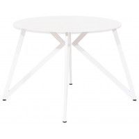 Стол Женева d100 18 мм (каркас белый) Стол Женева d100 18 мм (каркас белый)