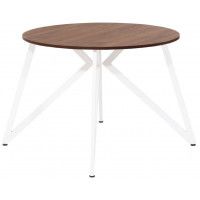 Стол Женева d100 18 мм (каркас белый) купить в Минске