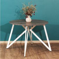 Стол Женева d100 18 мм (каркас белый) купить в Минске