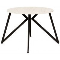 Стол Женева d100 18 мм (каркас черный)