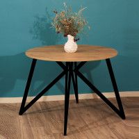 Стол Женева d100 18 мм (каркас черный) купить в Минске