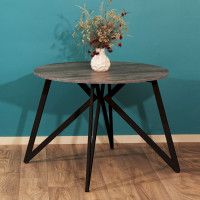 Стол Женева d100 18 мм (каркас черный) купить в Минске