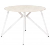 Стол Женева d110 18 мм (каркас белый) купить в Минске