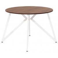 Стол Женева d110 18 мм (каркас белый) купить в Минске